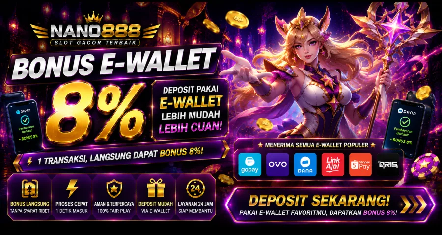 Bonus E-Wallet 8%