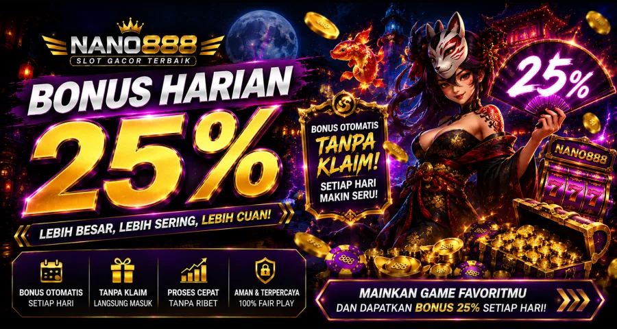 Bonus Harian 25%